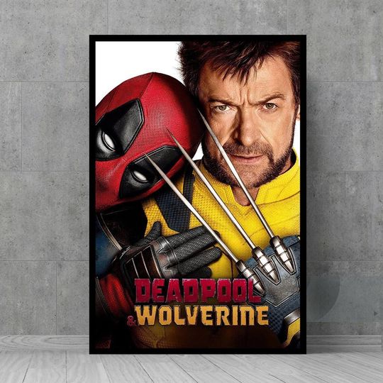 2024 Deadpool Wolverine Movie Poster - Wall Art - Vintage Posters - Retro Wall Decor - Film Fan Collectibles