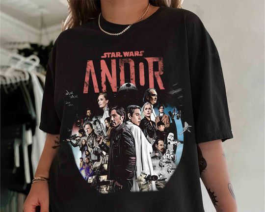 Star Wars Andor Group Vintage T-shirt, Cassian Andor Tee, Kino Loy, Star Wars Fan Gift, Galaxy's Edge Family Vacation Trip, Luthen Rael Tee