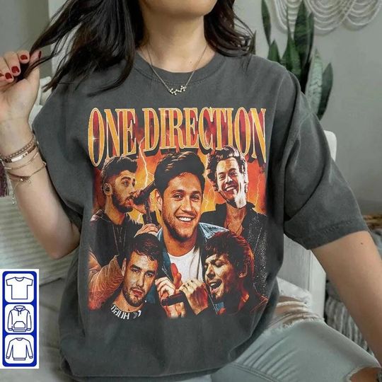 Vintage 1D Direction Shirt, 1 Direction Shirt, Up All Night Tour 2024 Shirt, Direction Merch Shirt, 1D Midnight Memorie Shirt