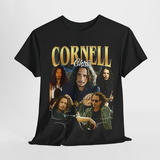Chris Cornell Unisex T-Shirt, Band Merch, Music Lover Gift, Graphic Tee, Concert Apparel, Vintage Grunge Shirt