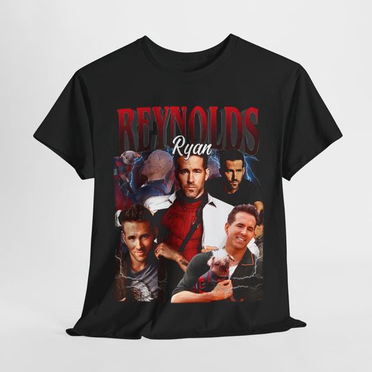 Ryan Reynolds Unisex T-Shirt, Funny Actor Tee, Pop Culture Shirt, Movie Buff Gift, Comedy Fan Apparel