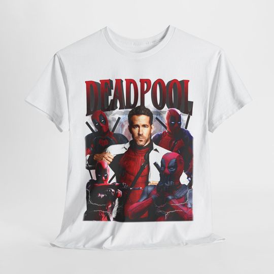 Marvel Deadpool T-Shirt - Religious Comic Book Tee, Funny Pop Culture Shirt, Unisex Softstyle Top, Geeky Graphic Tee, Cool Nerdy Tee