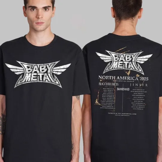 Babymetal North America Tour 2025 Fan Gifts T-Shirt