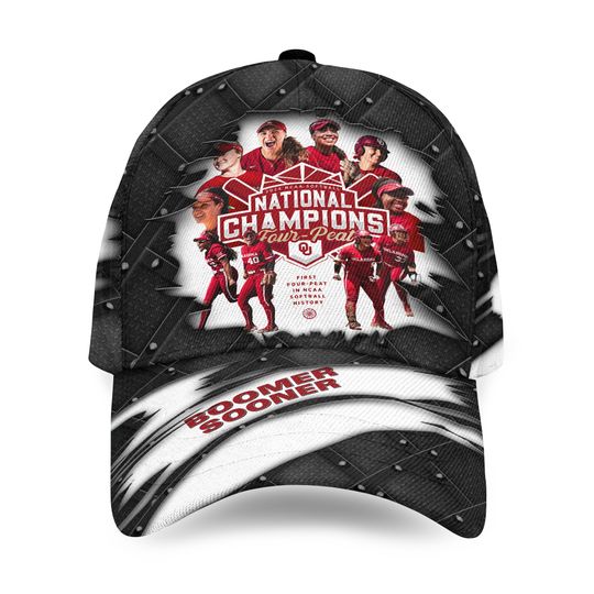 Oklahoma Softball Adjustable Baseball Cap for Women