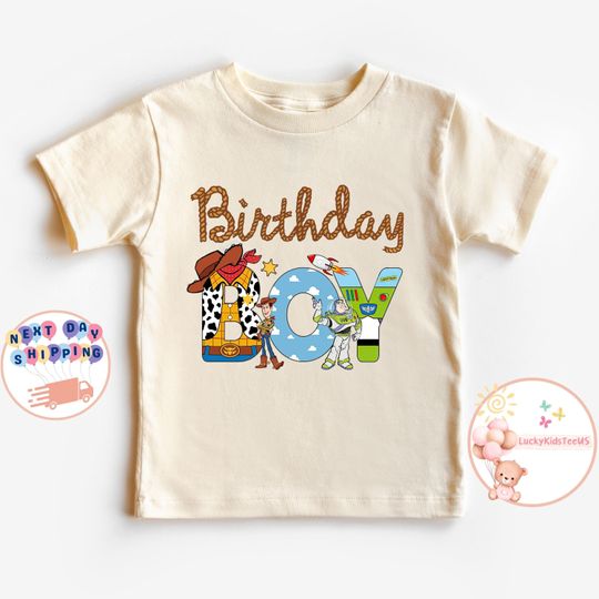 Toy Story Birthday Boys Sweatshirt, Disney Toy Story Toddler Shirt, Boys Birthday Shirt, Disney Family Baby Bodysuit, Birthday Gift For Kids