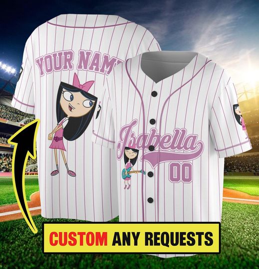 Custom Phineas And Ferb Perry The Platypus Baseball Jersey, Perry Birthday Jersey, Phineas And Ferb Disney Family Shirts, Funny Perry Shirt