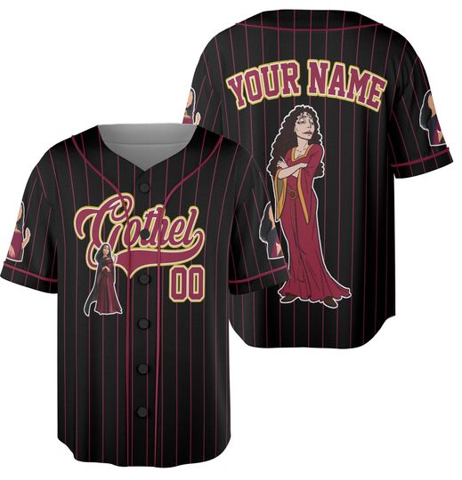 Custom Villains Halloween Collection Baseball, Personalized Maleficent Evil Queen Ursula Cruella Baseball Jersey for Halloween Family