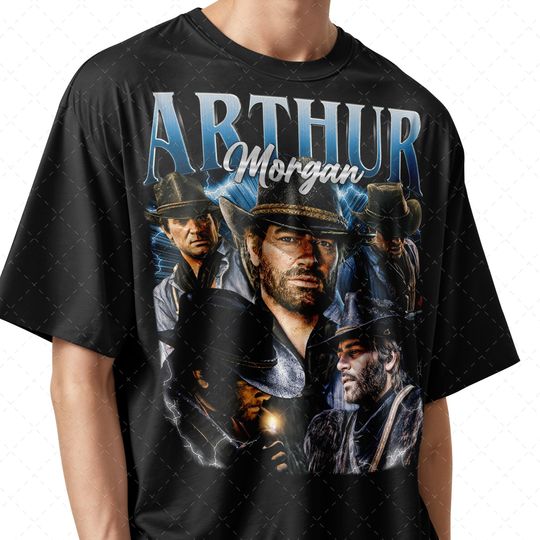 Arthur Morgan Inspired Tee, Unisex T-Shirt with Arthur Morgan, Gamers Gift