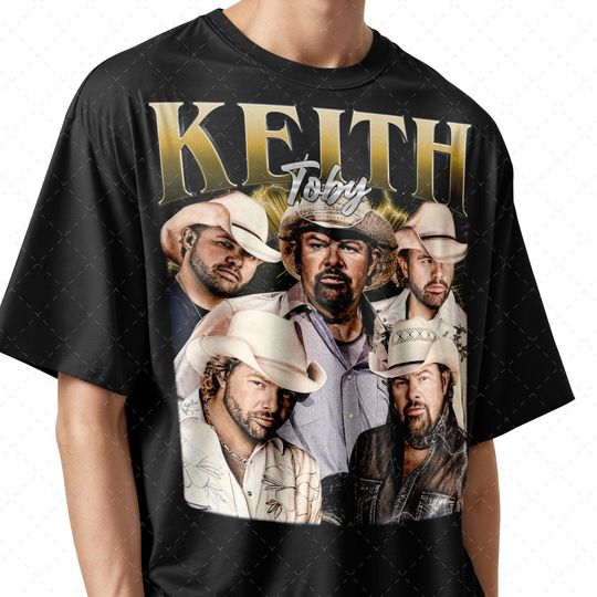 Toby Keith Inspired Tee, Unisex T-Shirt with Toby Keith, Fan Tribute Gift, Graphic Tee, Casual Top