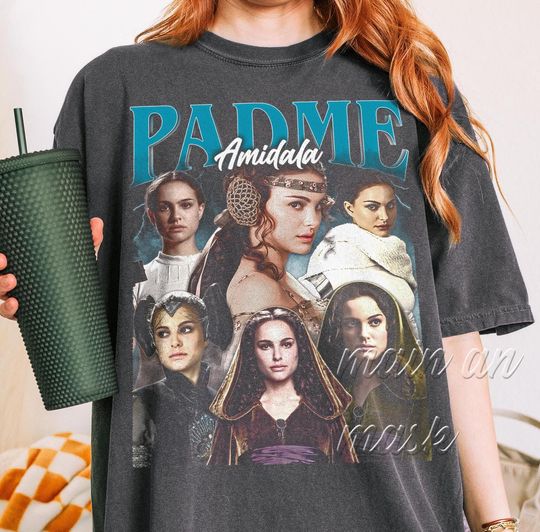 Padme Amidala Shirt, Vintage Style Tee, Gift for TV Lovers