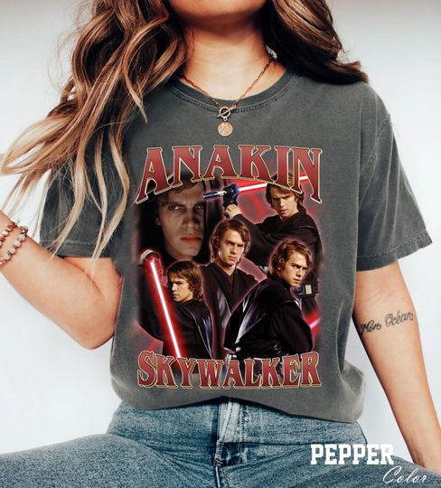 Vintage Anakin Skywalker Shirt, Anakin Skywalker Comfort Colors Shirt, Fan Tee Graphic T-Shirt, Gift For Women and Man Unisex T-Shirt