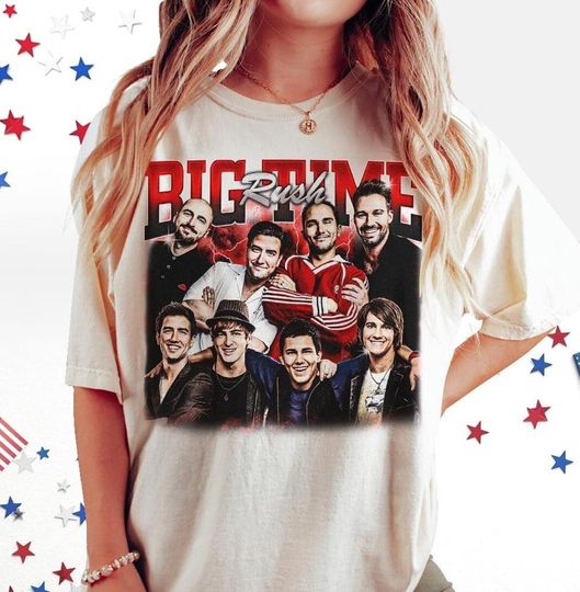 Retro Big Time Rush Shirt, Big Time Rush fans, Rush Tour Shirt, Big Time Rush T-shirt, Big Time Rush shirt, Big Time Rush Band Pop Music Fan