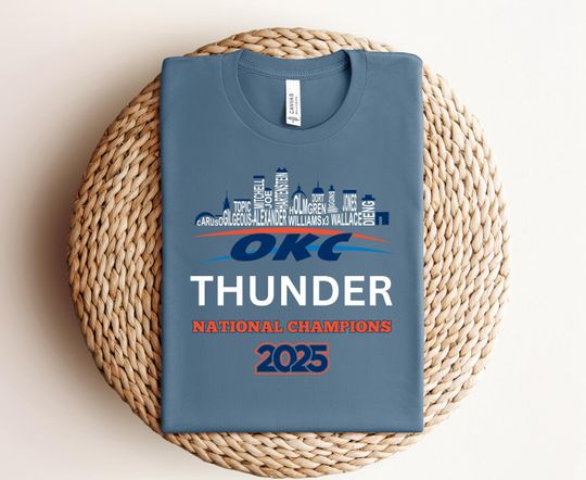 OKC Thunder National Champions 2025 Unisex Tee