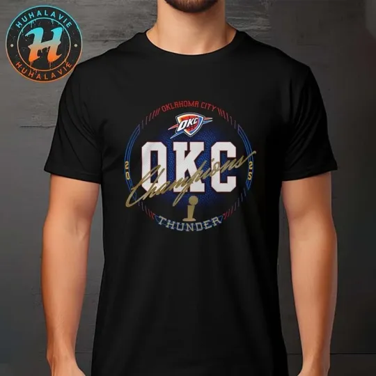 OKC Thunder Essentials All Access Urban 2025 NBA Finals Champions T-Shirt