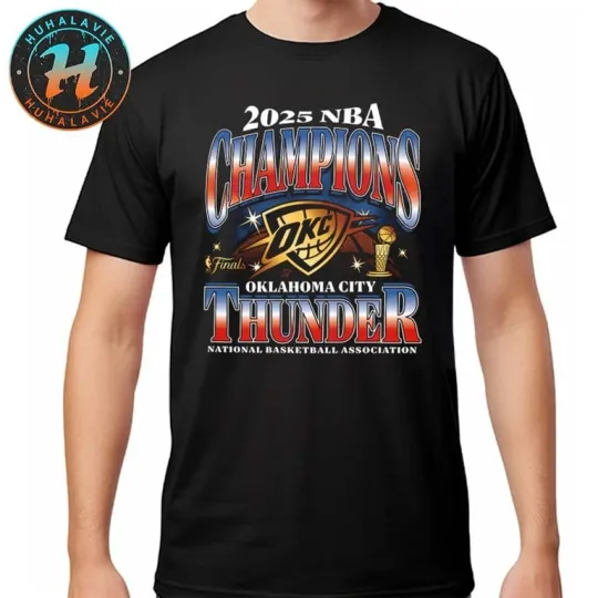 OKC Thunder Big And Tall Franklin Baller 2025 NBA Finals Champions T-Shirt