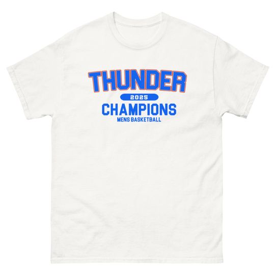 OKC Thunder 2025 Champs T-Shirt - Oklahoma City Basketball