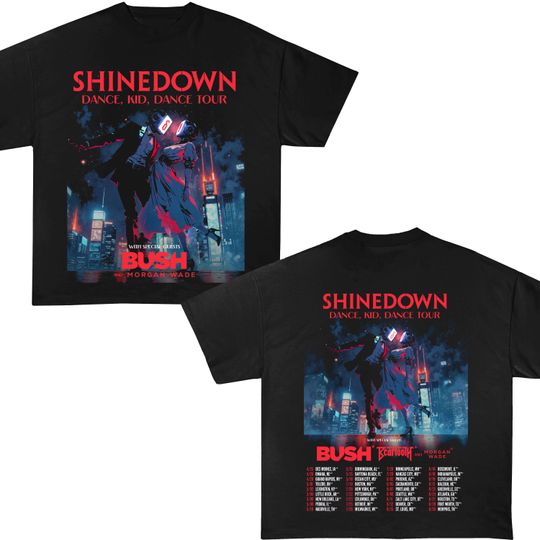2025 shine down Dance Kid Dance Tour Shirt, shine down Band Logo Shirt, shine down Fan Gift, shine down Merch, Graphic shine down Rock Band Tee