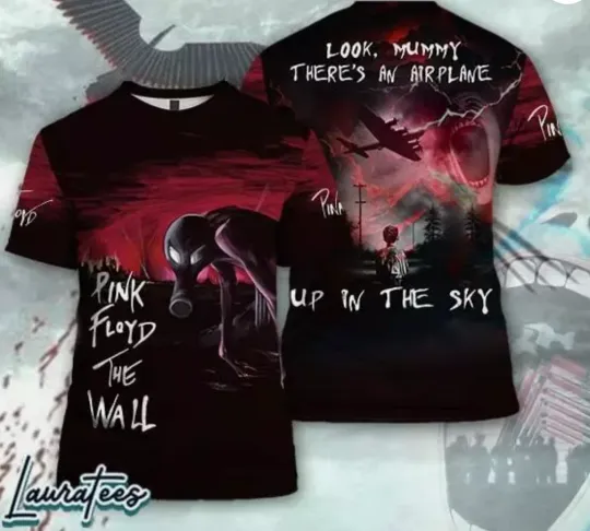 Pink Floyd 3D - the wall-3D Unisex T-Shirt