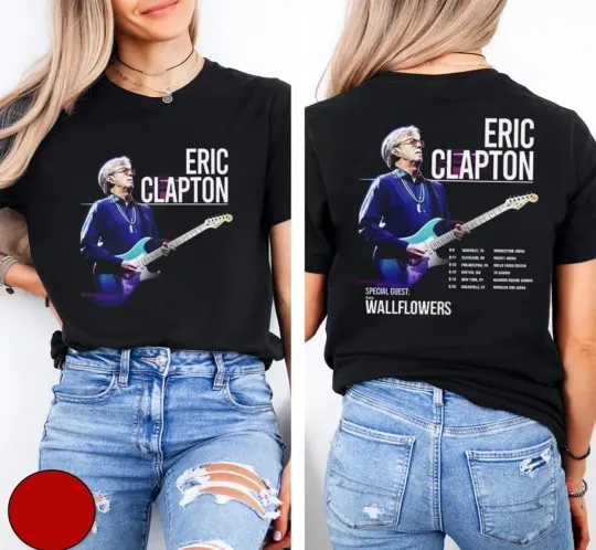 Eric Clapton Us Tour 2025 Date Shirt