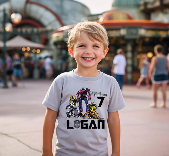 Rescue Bots Birthday T-Shirt, Custom Transformer Birthday Party Shirt, Trans4mers Personalized Shirt Toddler Youth, Auto Bots Legendary Tee