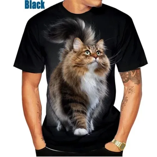 Maine Coon Cat T-SHIRT 3D