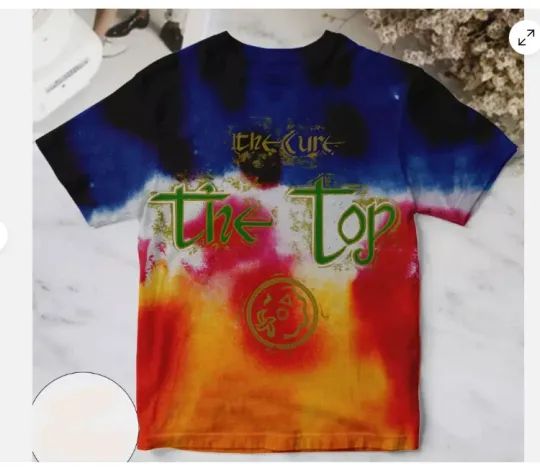 The Cure The Top Album Cover AOP 2025 hot shirt 3d, cute gift dad 3d