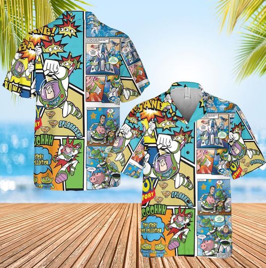 Disney Toy Story Tropical Summer Shirt, Toy Story Characters Shirt, Aloha Holiday Tee, Family Summer Shirt, Beach Trip Vacation Shirt