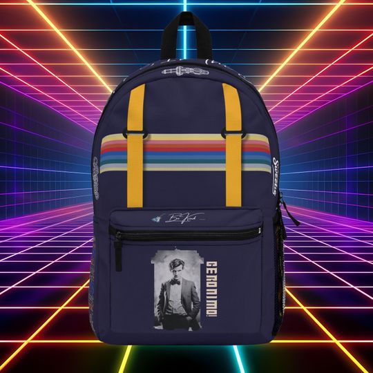 Doctor Who TARDIS Backpack, Sci-Fi Travel Bag, Whovian Rucksack