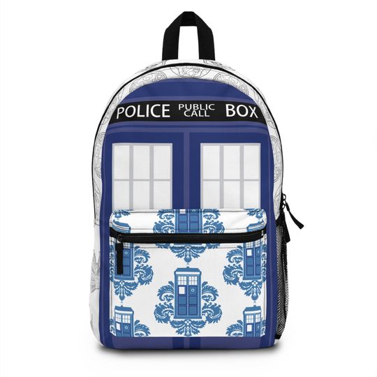 Space and Time Traveler Backpack - Doctor Who-Inspired Bag for Men and Women