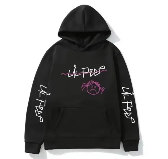 Adults Kids  Lil Peep Music Rapper Print Hoodies Pullover Trending NEW