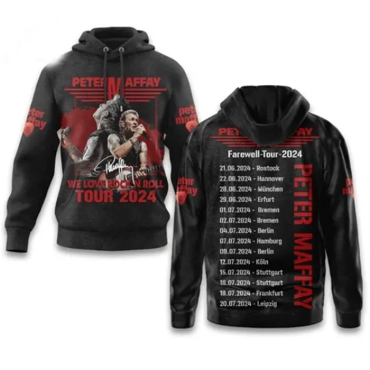 3d hoodie  Rod Stewart One Last Time Tour 2024 Hoodie  shirt US
