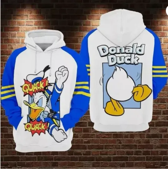 Funny Donald Duck Fan Gift Quack Quack Funny Xmas 2025 3D HOODIE HALLOWEEN GIFT