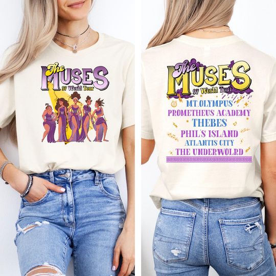 Muses World Tour Hercules T-Shirt, Muses Diva Tee, Magic Kingdom T-Shirt