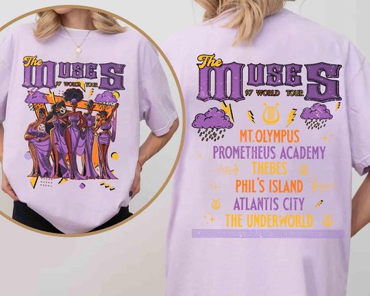 Disney Hercules Muses Band World Tour T-Shirt - Family Matching Tee