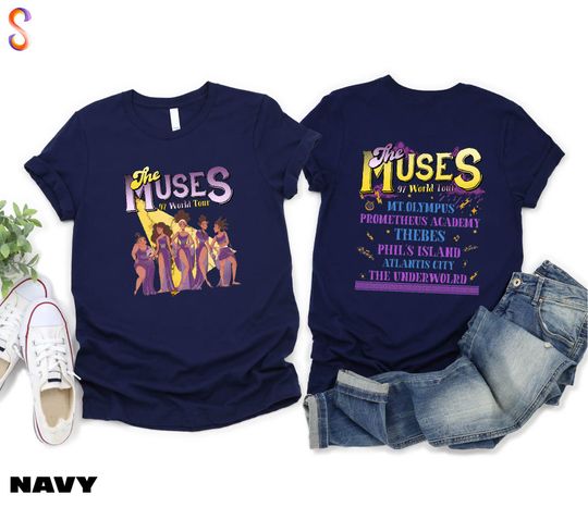 Disney Hercules Muses World Tour T-Shirt, Strong Women Trip Shirt, Disneyland Vacation