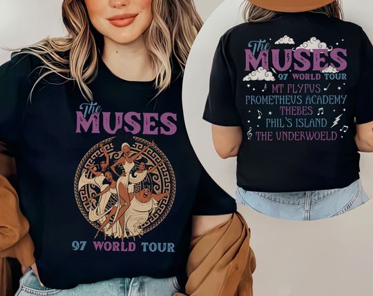 Disney Hercules Muses Double-Sided T-Shirt - Hunkules Tee for Family Trip