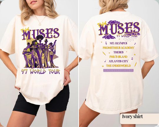 Retro Disney Hercules The Muses Concert T-Shirt