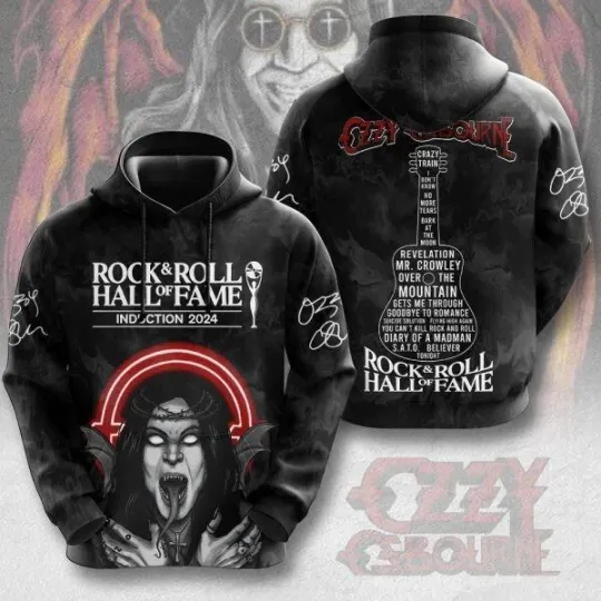Ozzy Osbourne 3D Apparel Hoodie