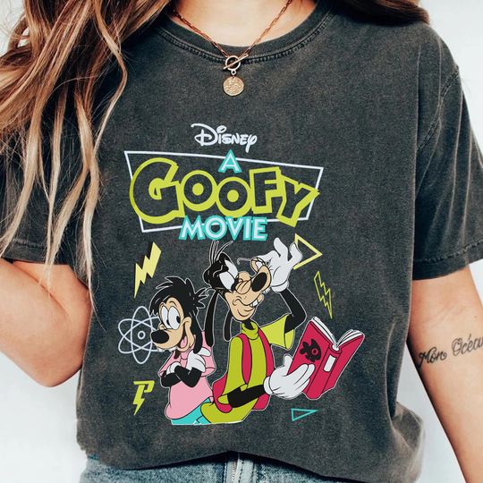 Disney 90s A Goofy Movie Father And Son T-Shirt, Max and Goofy Tee, Retro Goofy Shirt, Funny  A Goofy Movie Shirt, Max & Goofy Matching Tee