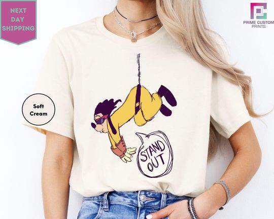 Powerline Goofy Movie Shirt, Disney Powerline World Tour 95 Shirt, Goofy Stand Out Tee, Powerline Goofy Max Goof Tee