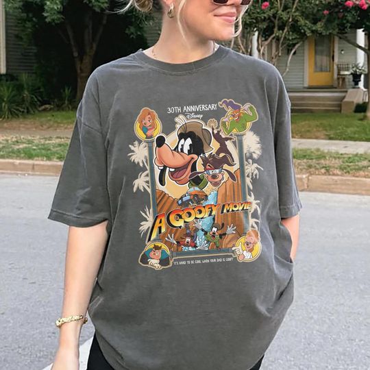 A Goffy Movie 30th Anniversary Comfort Colors Shirt, Goofy Movie Powerline T-Shirt, Disneyland Tee, Disneyworld Shirt, Diney Shirt