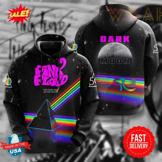 New!!! Pink Floyd 3D Hoodie S-5XL