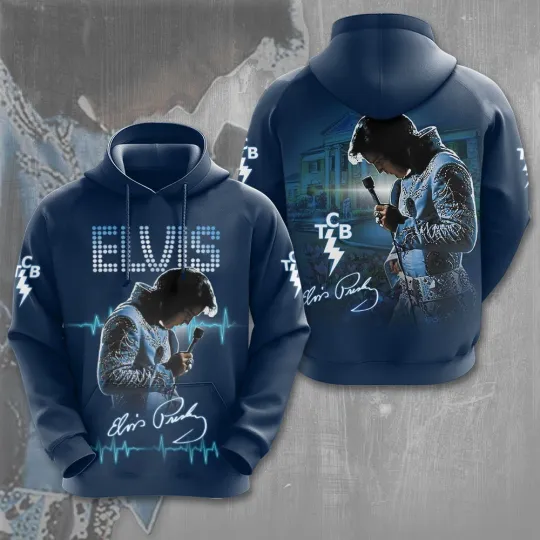 Elvis Presley 3D Hoodie, 2025 Edition, Rock   Roll Fan Shirt, Custom Gift