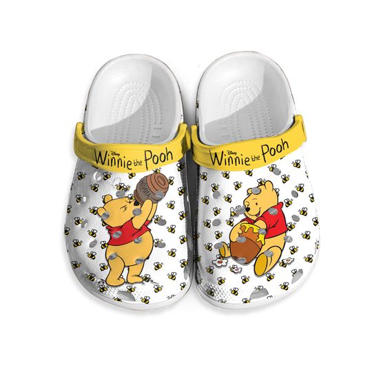 Winnie The Pooh Shoes, Winnie The Pooh Sandals, Pooh Bear Clog