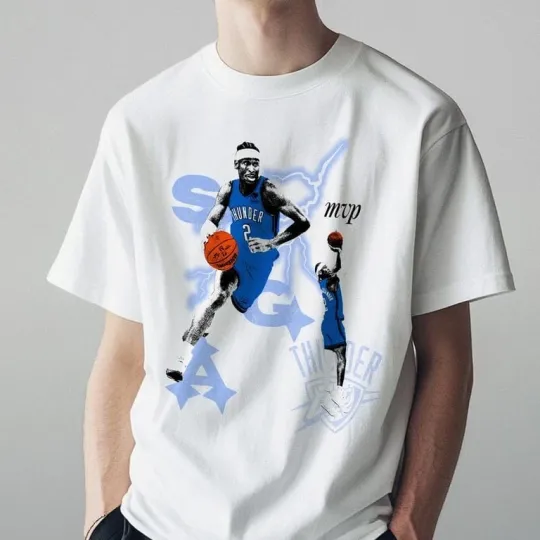 SGA MVP Tee Shai Gilgeous-Alexander T-Shirt OKC Thunder Streetwear