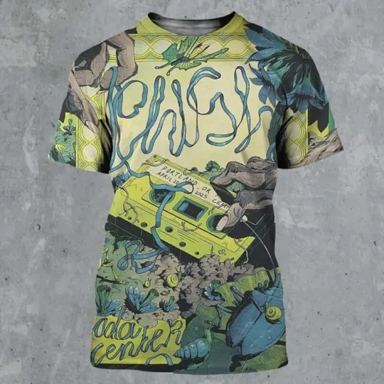 Phish Portland OR April 20 2025 Moda Center LE Poster T-Shirt 3D
