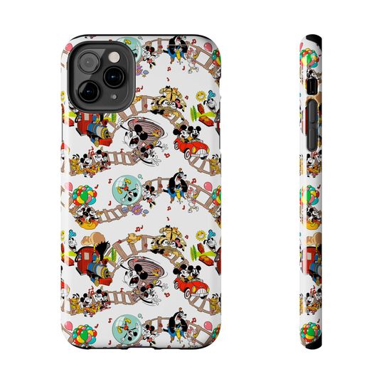 Runaway Railway Phone Case Gift Inspired Fan Art Railroad Mouse Goofy Chuuby Bird Music Disneyland Magic Kingdom World Ride