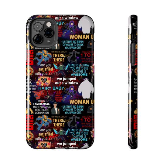 Baymax Big Hero 6 Inspired Phone Case Gift Inspired Fan Art Iphone Quotes Six Hiro Disneyland Magic Kingdom World Hiro
