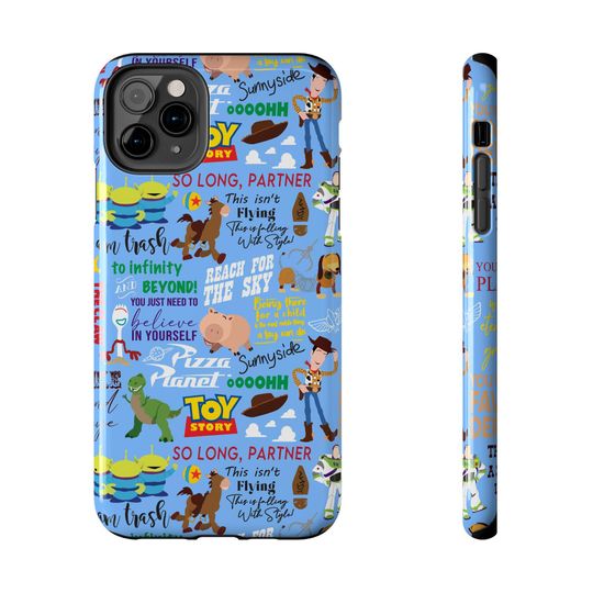 Toy Story Phone Case Inspired by Buzz Lightyear and Woody - Disneyland Fan Art
