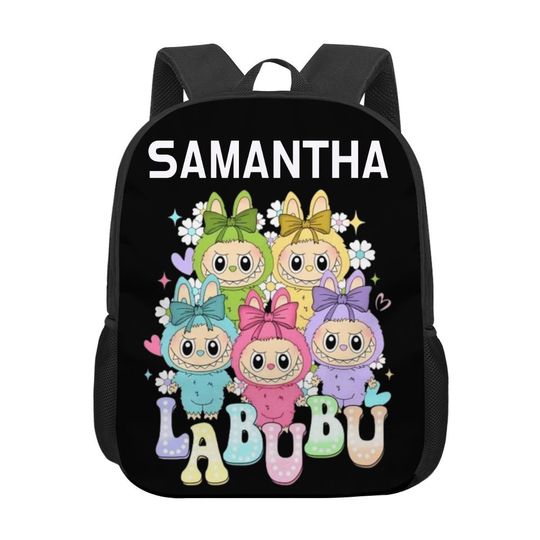 Personalized Labubu Mini Backpack, Custom Labubu Backpack, Labubu Backpack